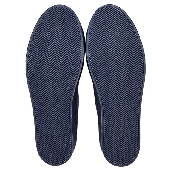 NEW Blue Scarpa Italy Mens 15 Navy Blue Casual Shoes Italian Low Sneakers Tennis - Picture 2 of 14